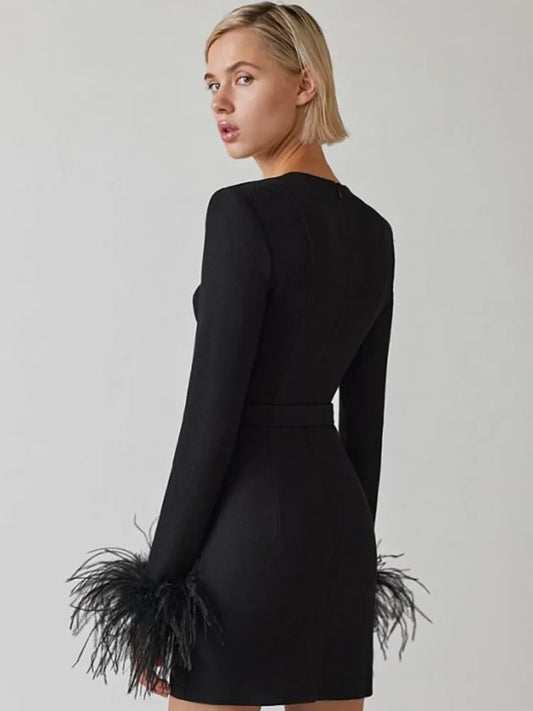 Elara Elegante Corsettop met Veren en Tailleriem