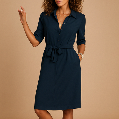 SilhouetChic Damesjurk – Elegante Pasvorm voor Elke Gelegenheid