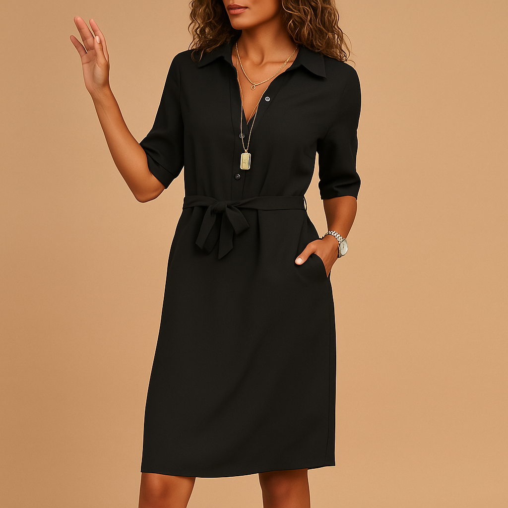 SilhouetChic Damesjurk – Elegante Pasvorm voor Elke Gelegenheid