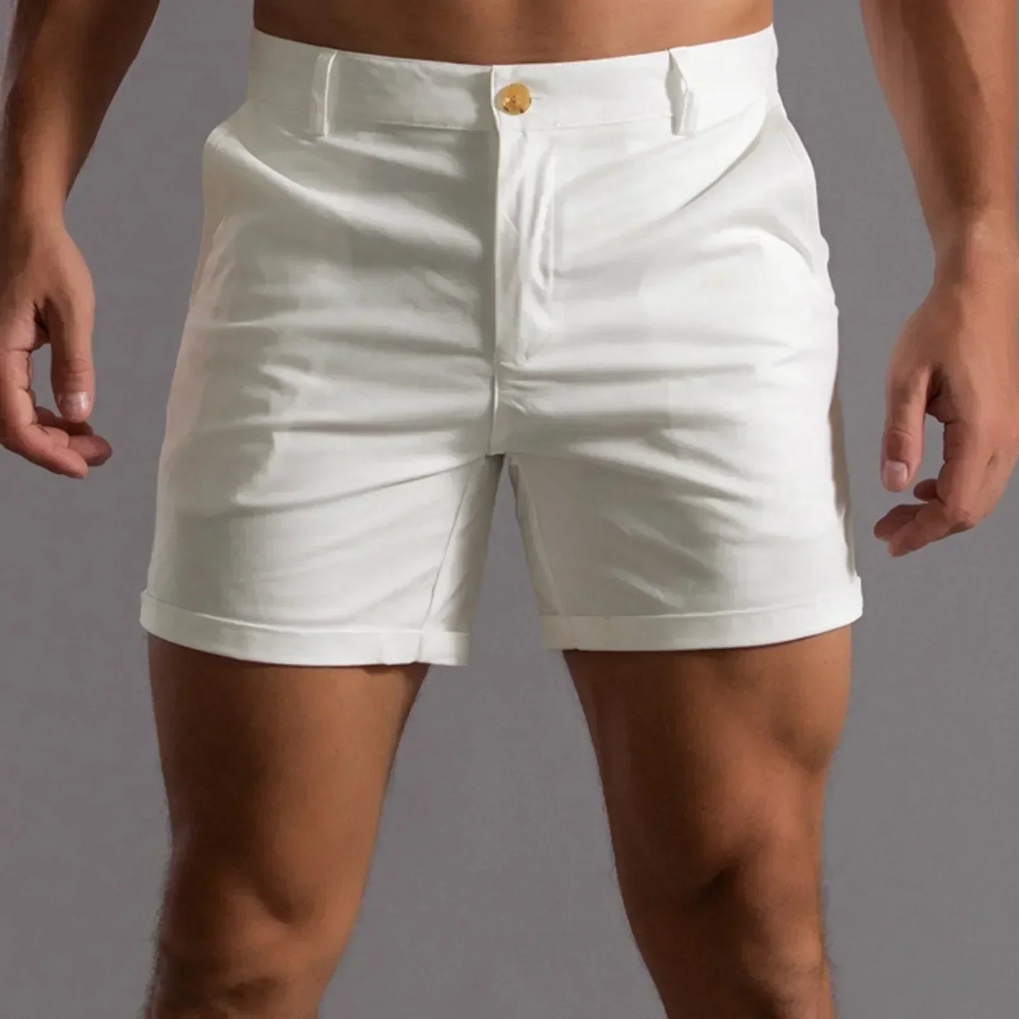 Heren Chino Short Milan | Slim Fit Korte Zomerbroek