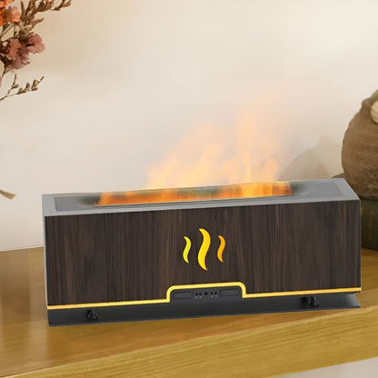 3-in-1 Aroma Diffuser met Vlamlicht – 180 ml en USB