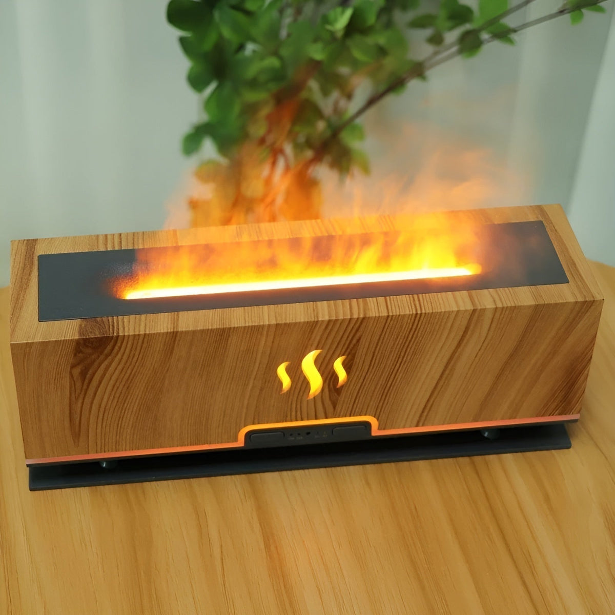3-in-1 Aroma Diffuser met Vlamlicht – 180 ml en USB