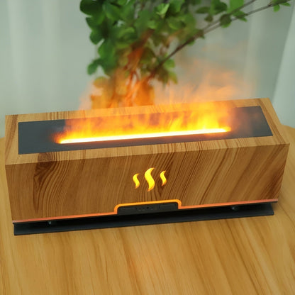 3-in-1 Aroma Diffuser met Vlamlicht – 180 ml en USB