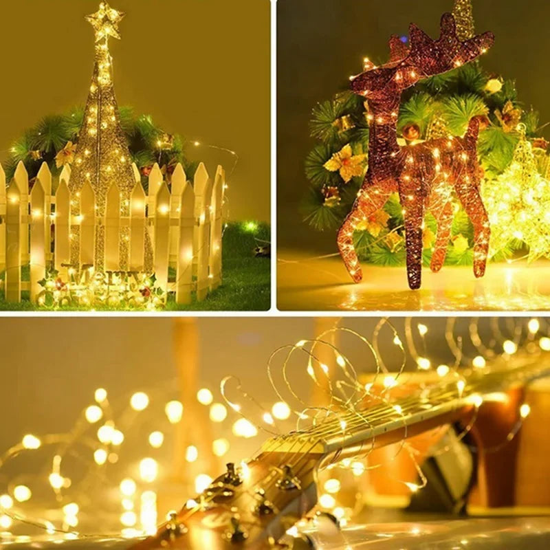 Lichtslangen voor kerstdecoraties binnen en buiten