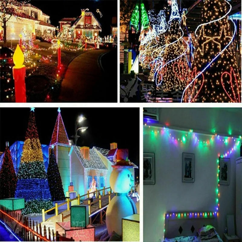 Lichtslangen voor kerstdecoraties binnen en buiten