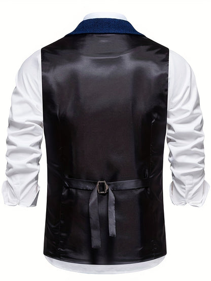 Herenvest – Klassiek Elegant Vest met Moderne Pasvorm voor Feest en Kantoor