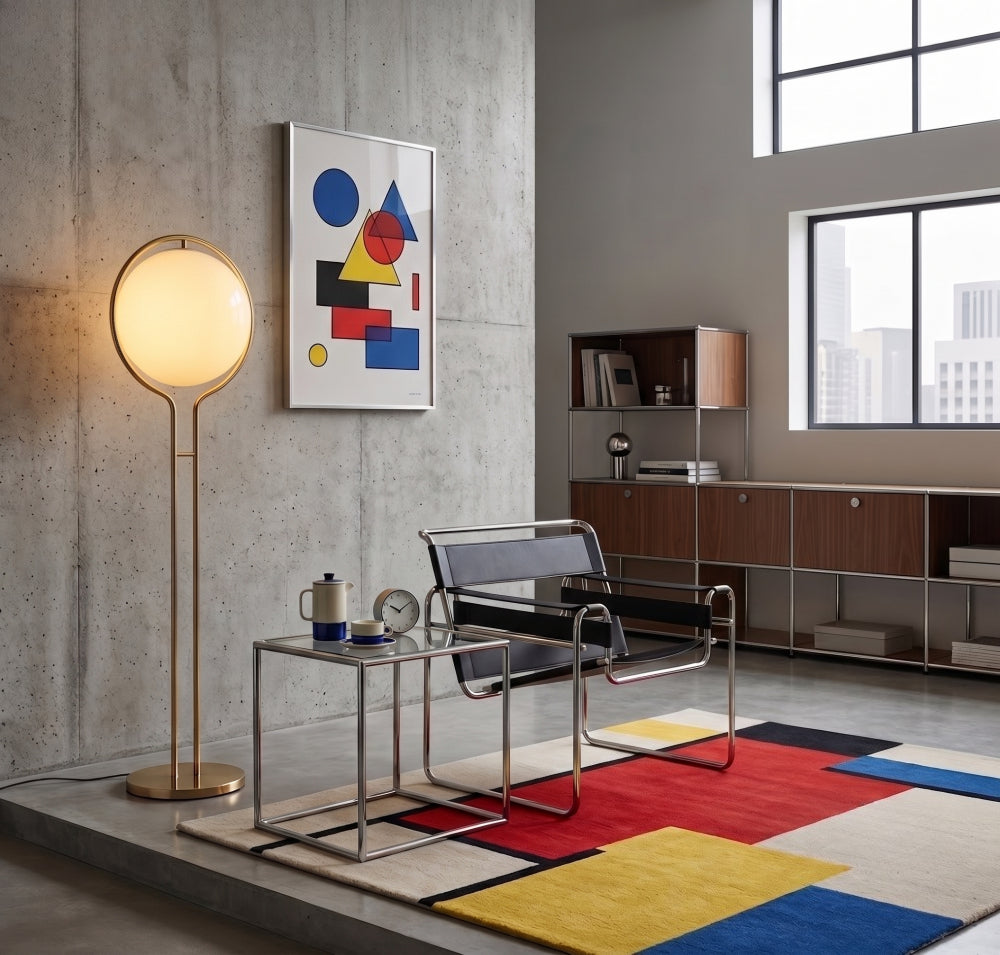 Sferalux moderne design vloerlamp met LED en 3 lichtkleuren