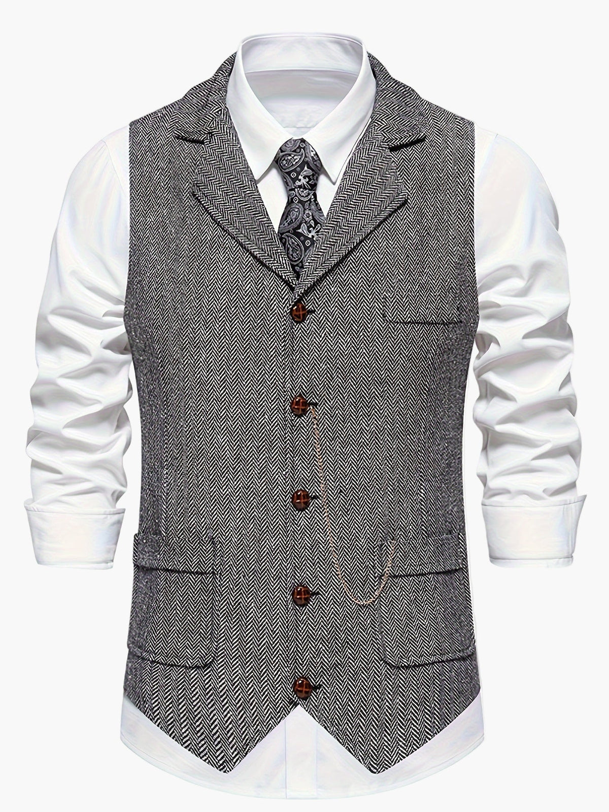 Herenvest – Klassiek Elegant Vest met Moderne Pasvorm voor Feest en Kantoor