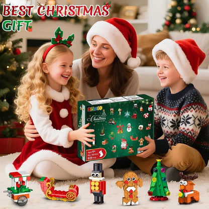 Kerstbouwpret – Adventskalender met 24 bouwsets voor kerstornamenten