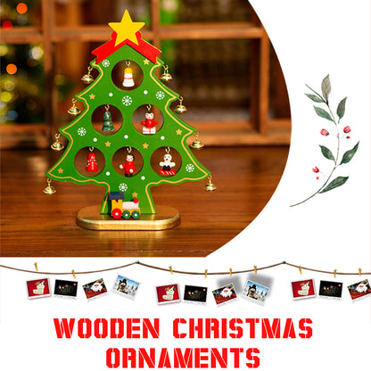 Kerstboomhoutje – Houten Kerstdecoratie DIY 11,5 cm