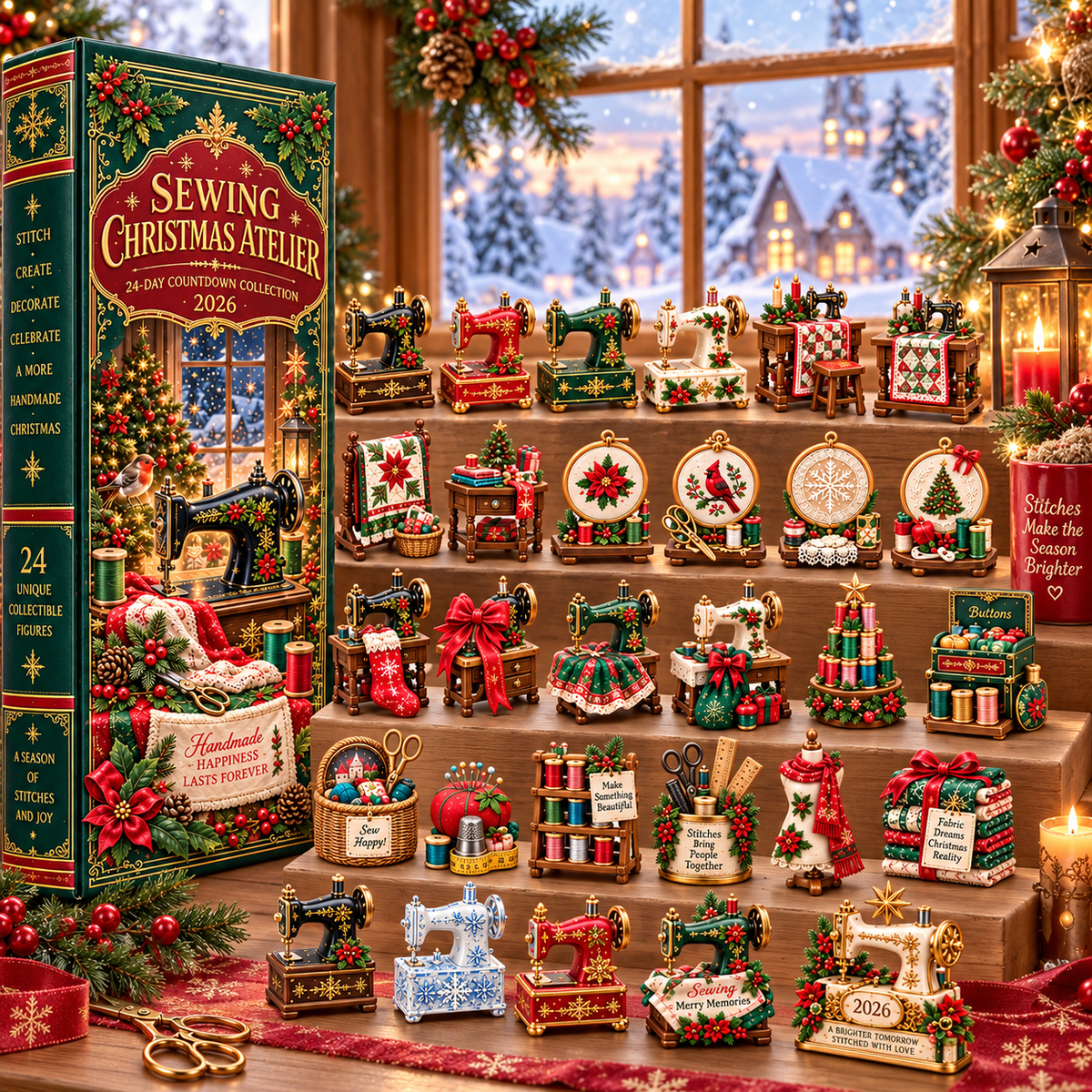 Steekplezier – Naaien Adventskalender 2026 met 24 Verrassingen