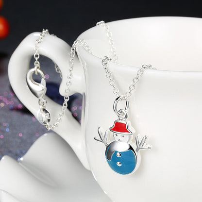 Kerstique – Kerst Sieradenset met Ketting en Oorbellen voor Dames