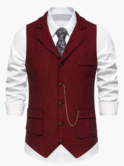 Herenvest – Klassiek Elegant Vest met Moderne Pasvorm voor Feest en Kantoor