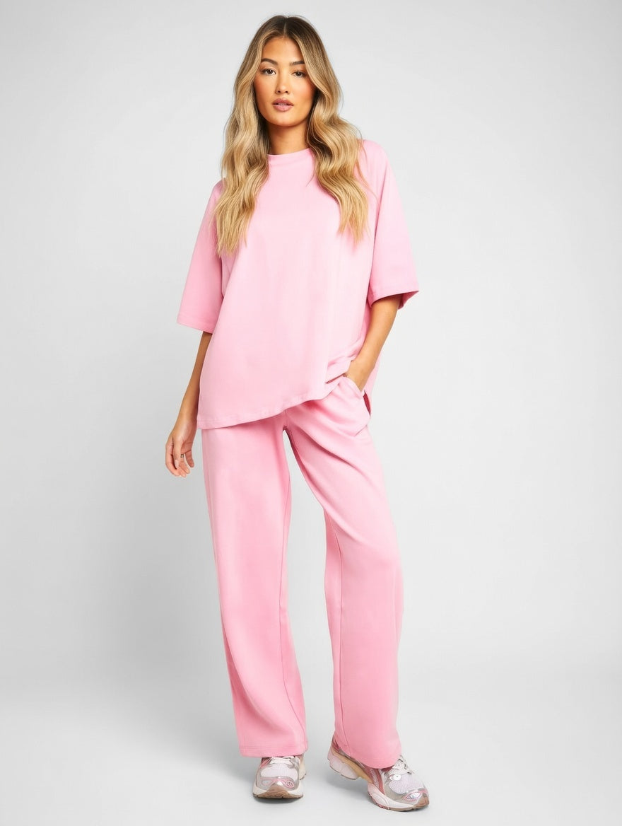 Elara Dames Oversized Zomerset – Luchtige Comfortabele Tweedelige Set