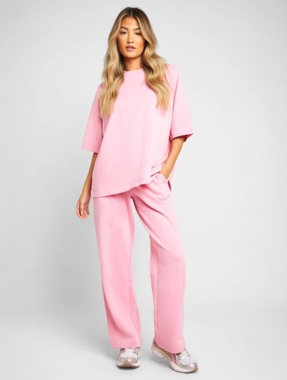 Elara Dames Oversized Zomerset – Luchtige Comfortabele Tweedelige Set