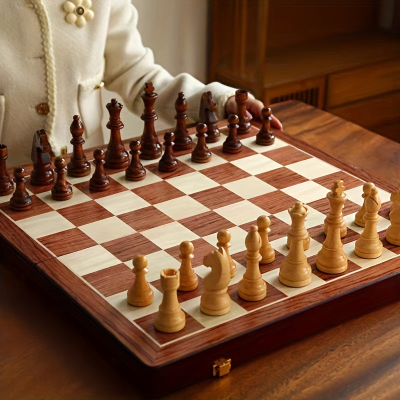 Klassiek Schaakbord 39 x 39 cm – Strategisch Bordspel voor Thuis