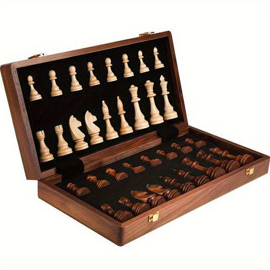 Klassiek Schaakbord 39 x 39 cm – Strategisch Bordspel voor Thuis