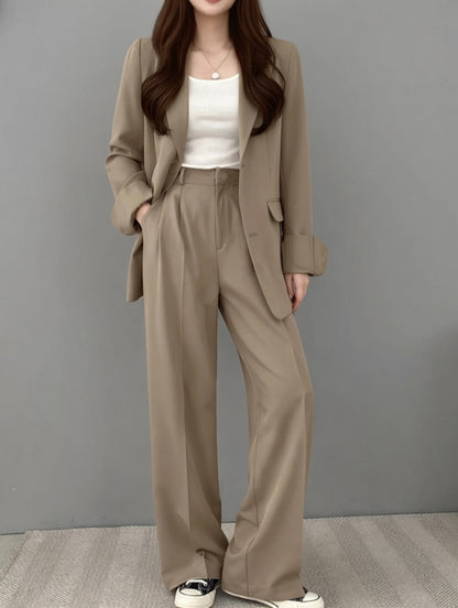 Velandra Dames Pak – Elegant Tweedelig Pak met Blazer en Broek