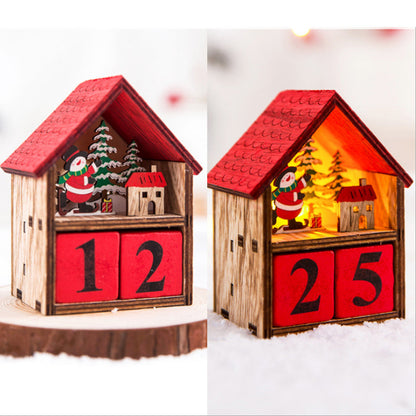 Lichtkalender Kerstdecoratie – LED Adventskalender met Kerstman of Sneeuwman