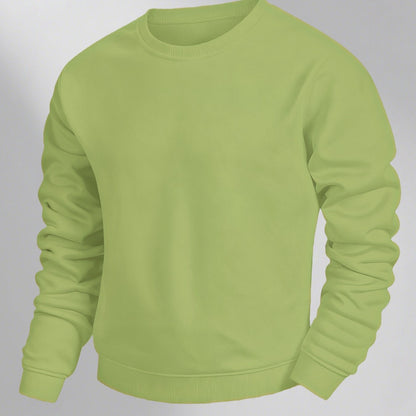 Heren Classic Crewneck Pullover Sweatshirt