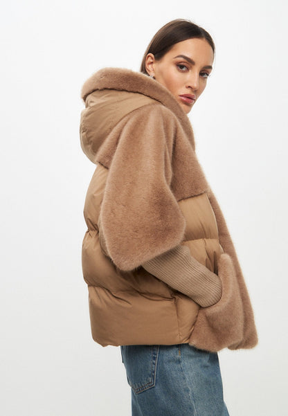 Sienna Zachte Faux Fur Jas – Oversized Winterjas voor Dames