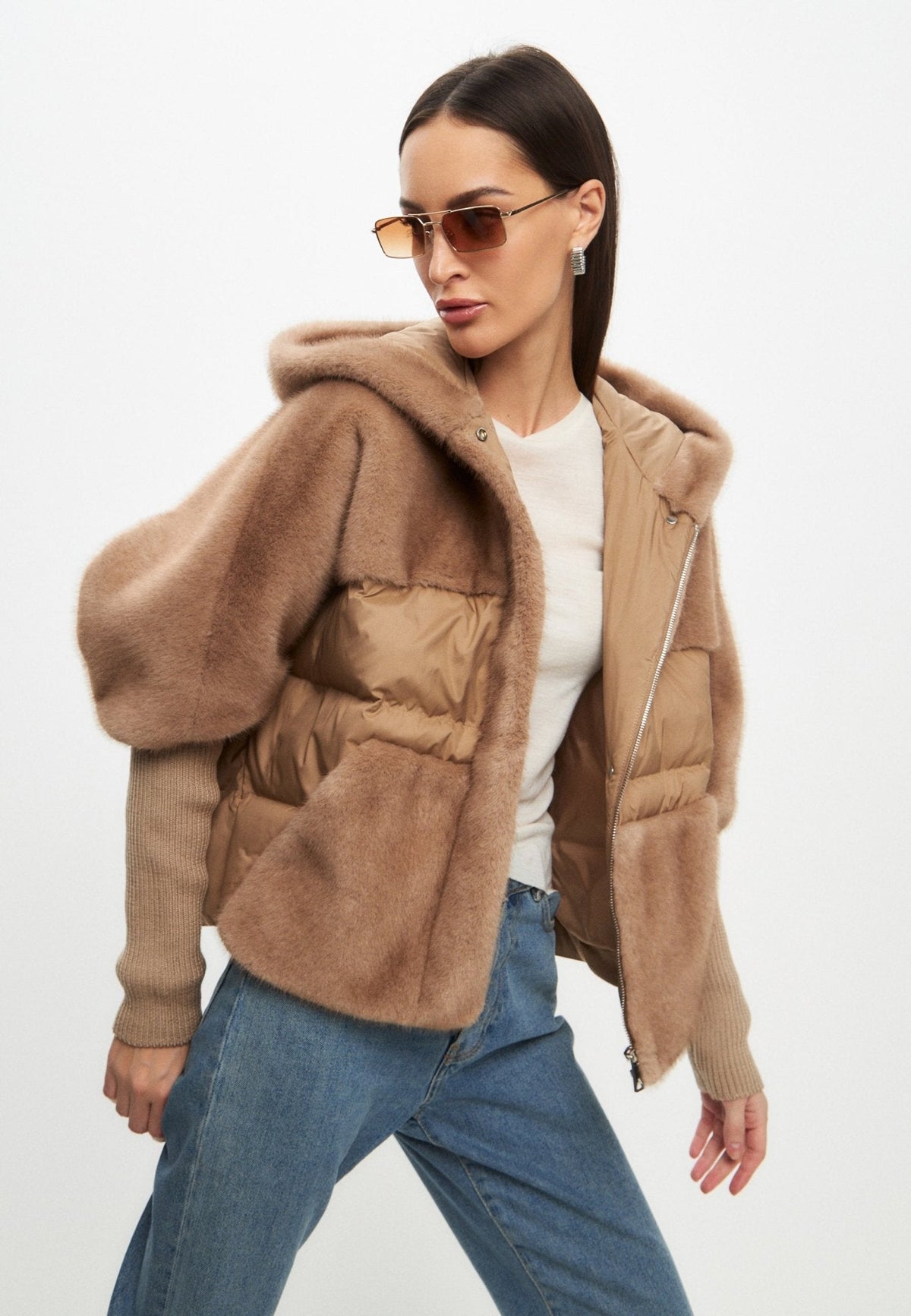 Sienna Zachte Faux Fur Jas – Oversized Winterjas voor Dames