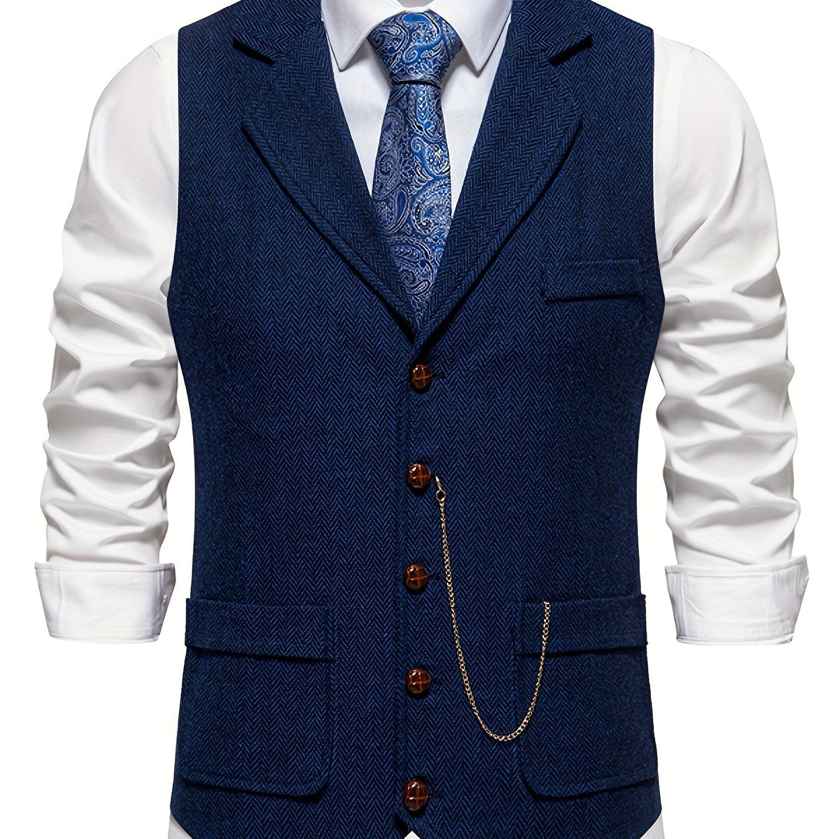 Herenvest – Klassiek Elegant Vest met Moderne Pasvorm voor Feest en Kantoor