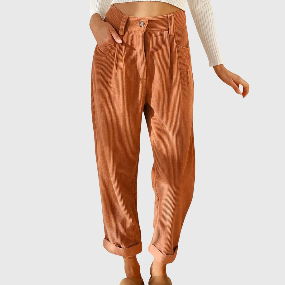 Jana - Moderne Corduroy Broeken