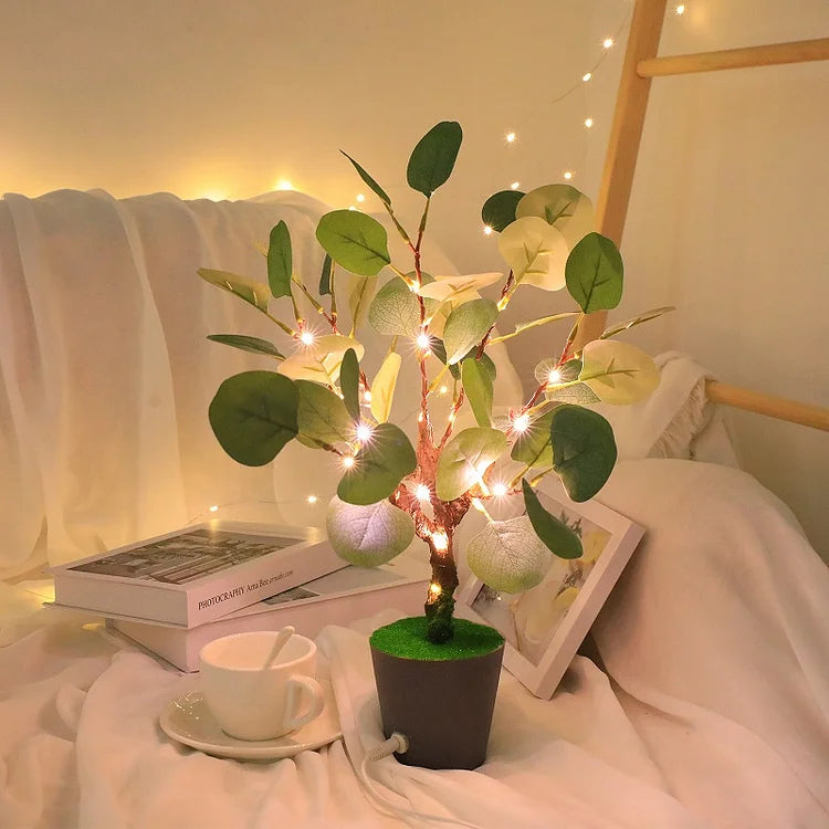 Kerstdecoraties LED Nepblad Lamp