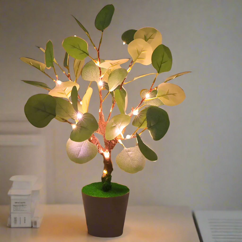 Kerstdecoraties LED Nepblad Lamp