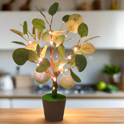 Kerstdecoraties LED Nepblad Lamp