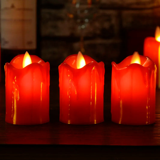 LED-kaars met vlam effect voor vieringen
