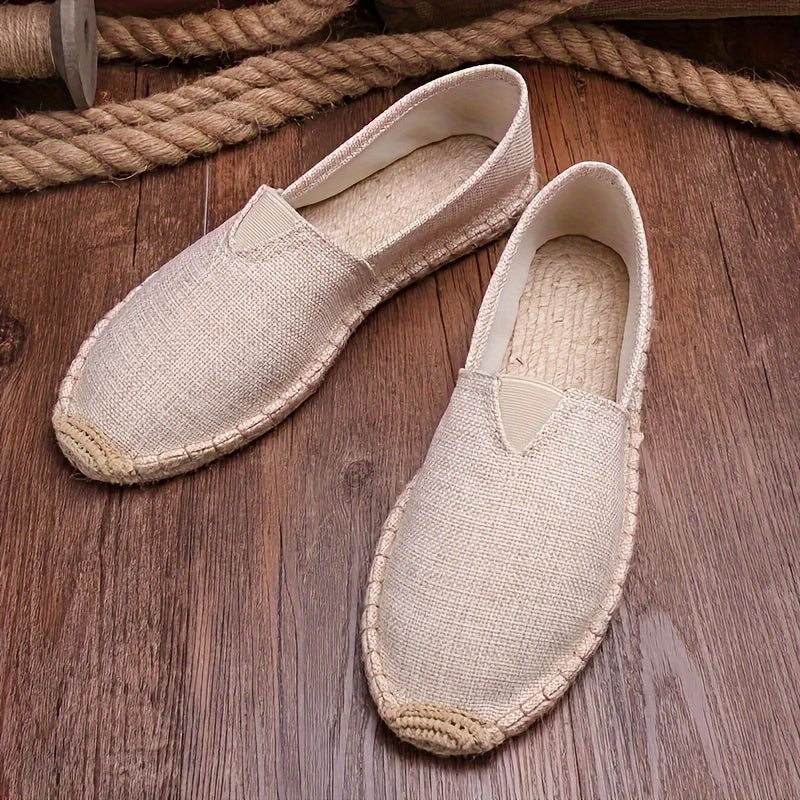 Espadrille Loafers Heren Zomercomfort Lichtgewicht Slip-On Schoenen