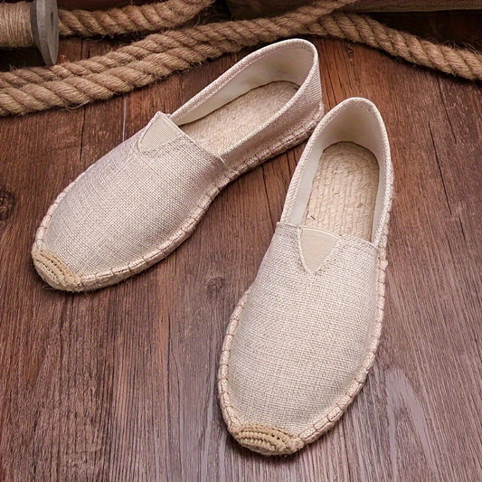 Espadrille Loafers Heren Zomercomfort Lichtgewicht Slip-On Schoenen