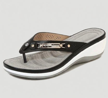 Sorena dames teenslippers orthopedisch comfort met steunzool