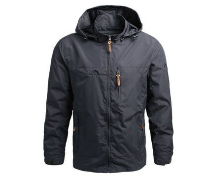 Legerstorm – Herenjas met Capuchon, Ritssluiting en Tactische Look