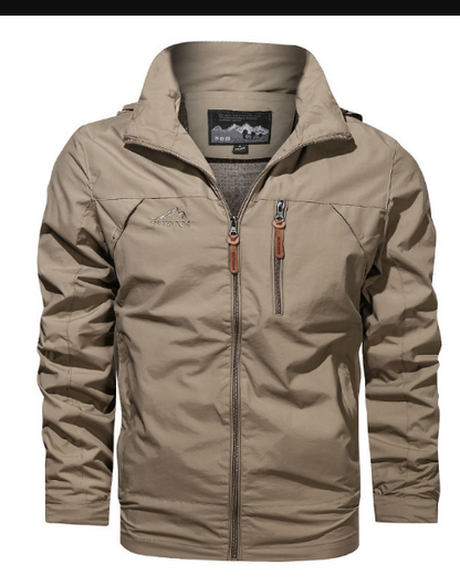Aureon Heren Regenjas – Waterbestendige Jas met Capuchon