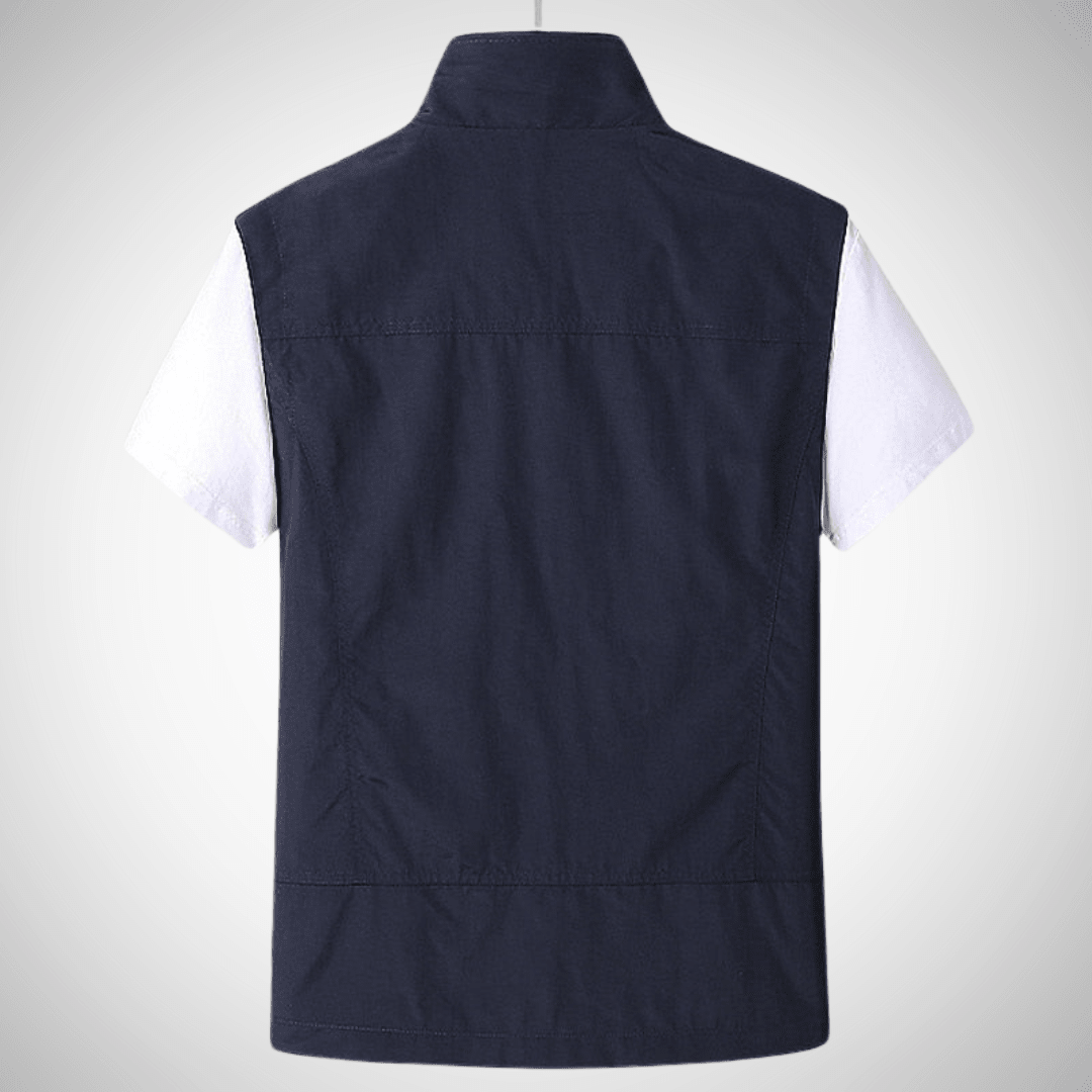 Vento Heren Bodywarmer Utility Vest met Meerdere Zakken