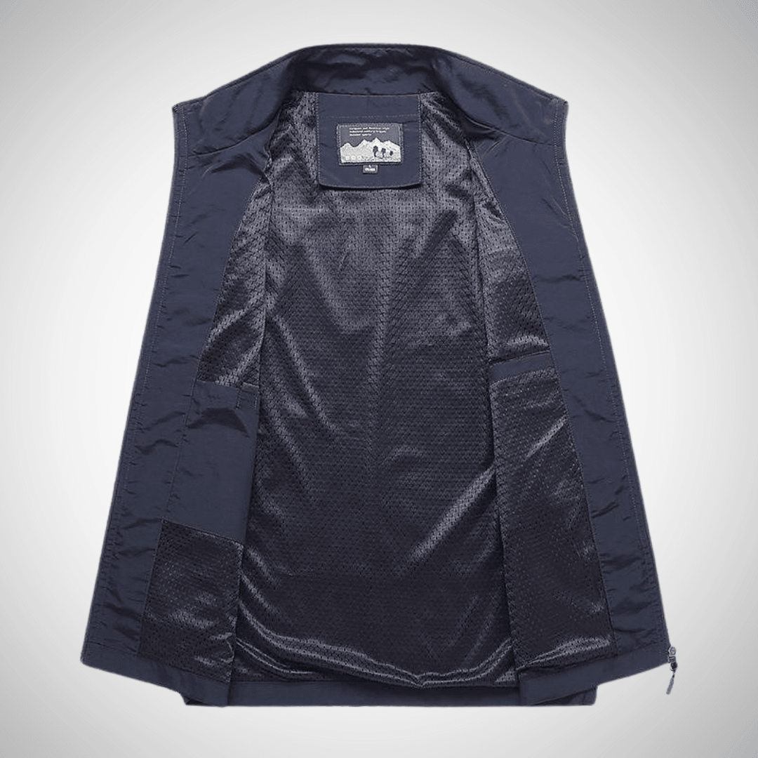 Vento Heren Bodywarmer Utility Vest met Meerdere Zakken