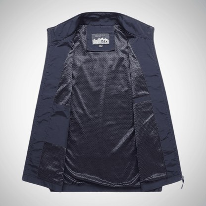 Vento Heren Bodywarmer Utility Vest met Meerdere Zakken