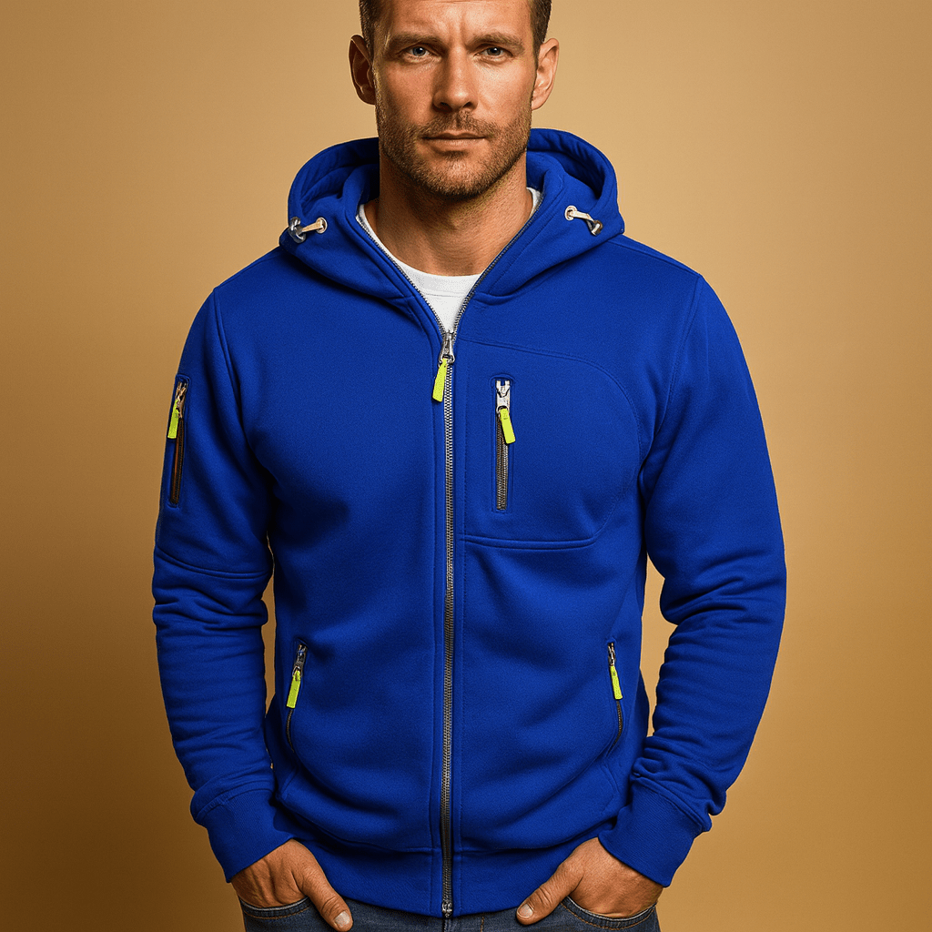 Heren Hoodie RitsFlex – Comfortabele Hoodie met Capuchon