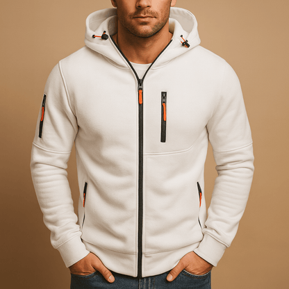 Heren Hoodie RitsFlex – Comfortabele Hoodie met Capuchon