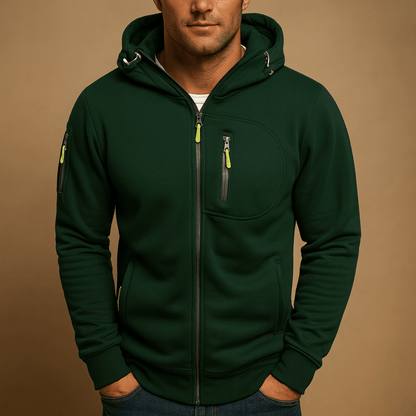 Heren Hoodie RitsFlex – Comfortabele Hoodie met Capuchon