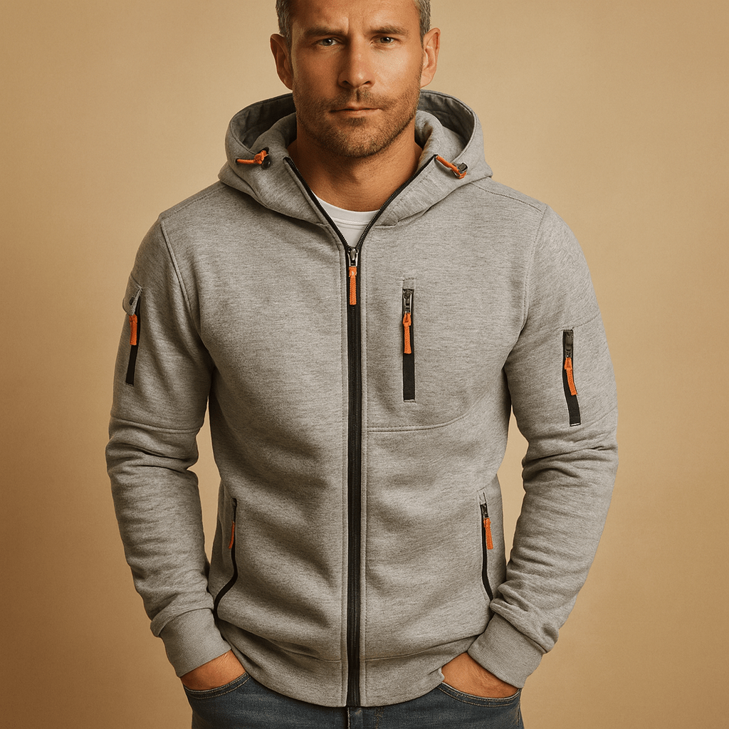 Heren Hoodie RitsFlex – Comfortabele Hoodie met Capuchon