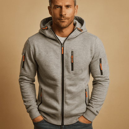 Heren Hoodie RitsFlex – Comfortabele Hoodie met Capuchon