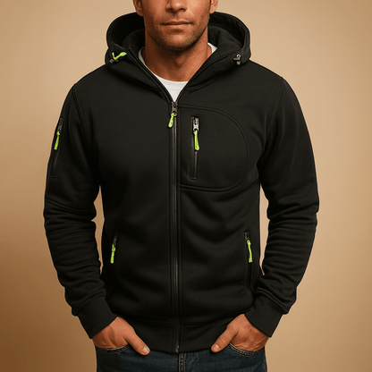 Heren Hoodie RitsFlex – Comfortabele Hoodie met Capuchon