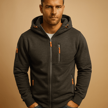 Heren Hoodie RitsFlex – Comfortabele Hoodie met Capuchon