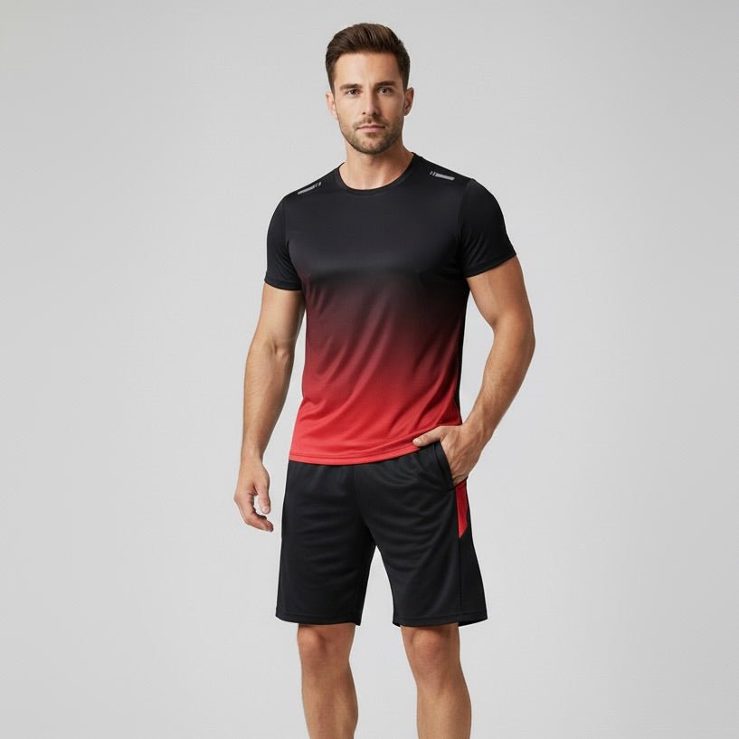 VentoFit Heren Sportset T-shirt en Shorts voor Training