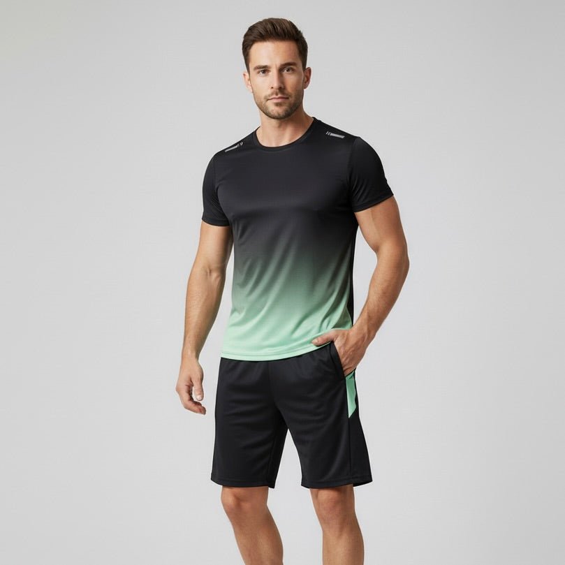 VentoFit Heren Sportset T-shirt en Shorts voor Training