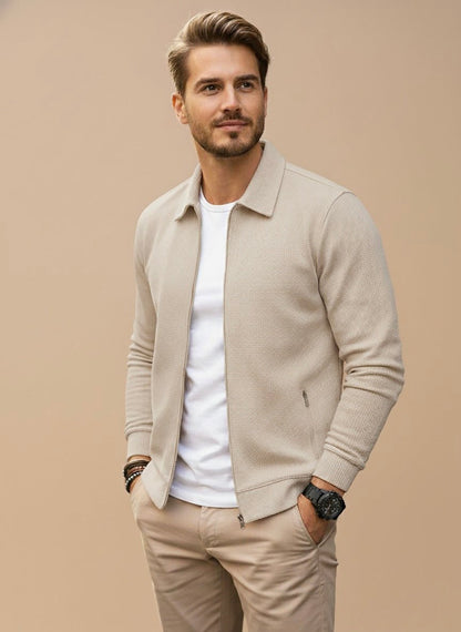 Verano Heren Vest met Opstaande Kraag en Rits Comfortabel